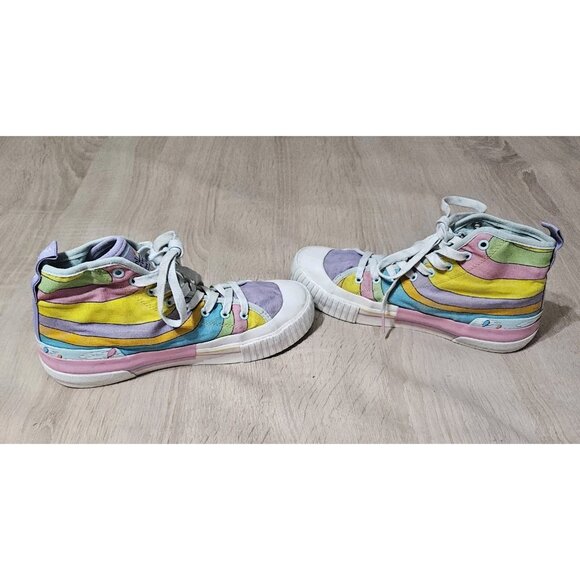 Women's SKECHERS Dr Seuss High Top Shoes Sneakers Size 7 “Oh Places You'll Go” - Picture 5 of 7